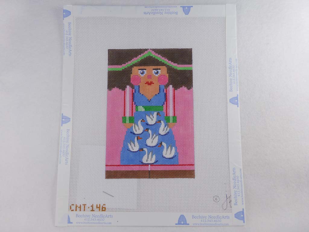 Julia's Needleworks CNT 146 Swans Swimming