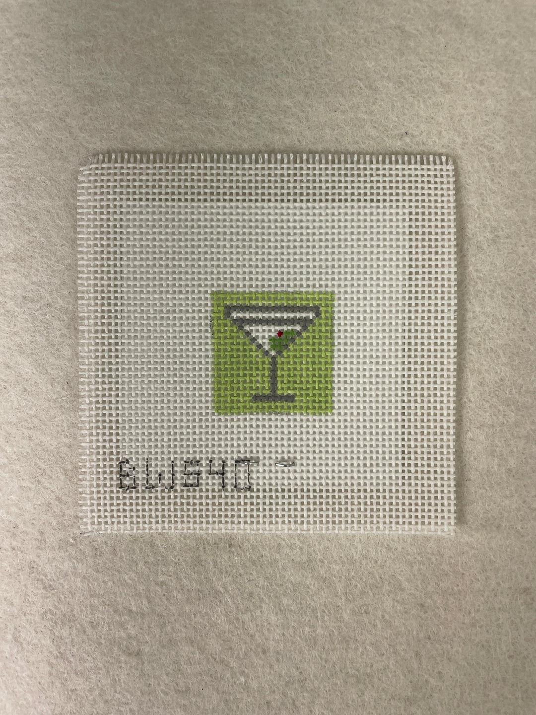 * Blue Waters Needlepoint BW540 Martini 1 inch Square