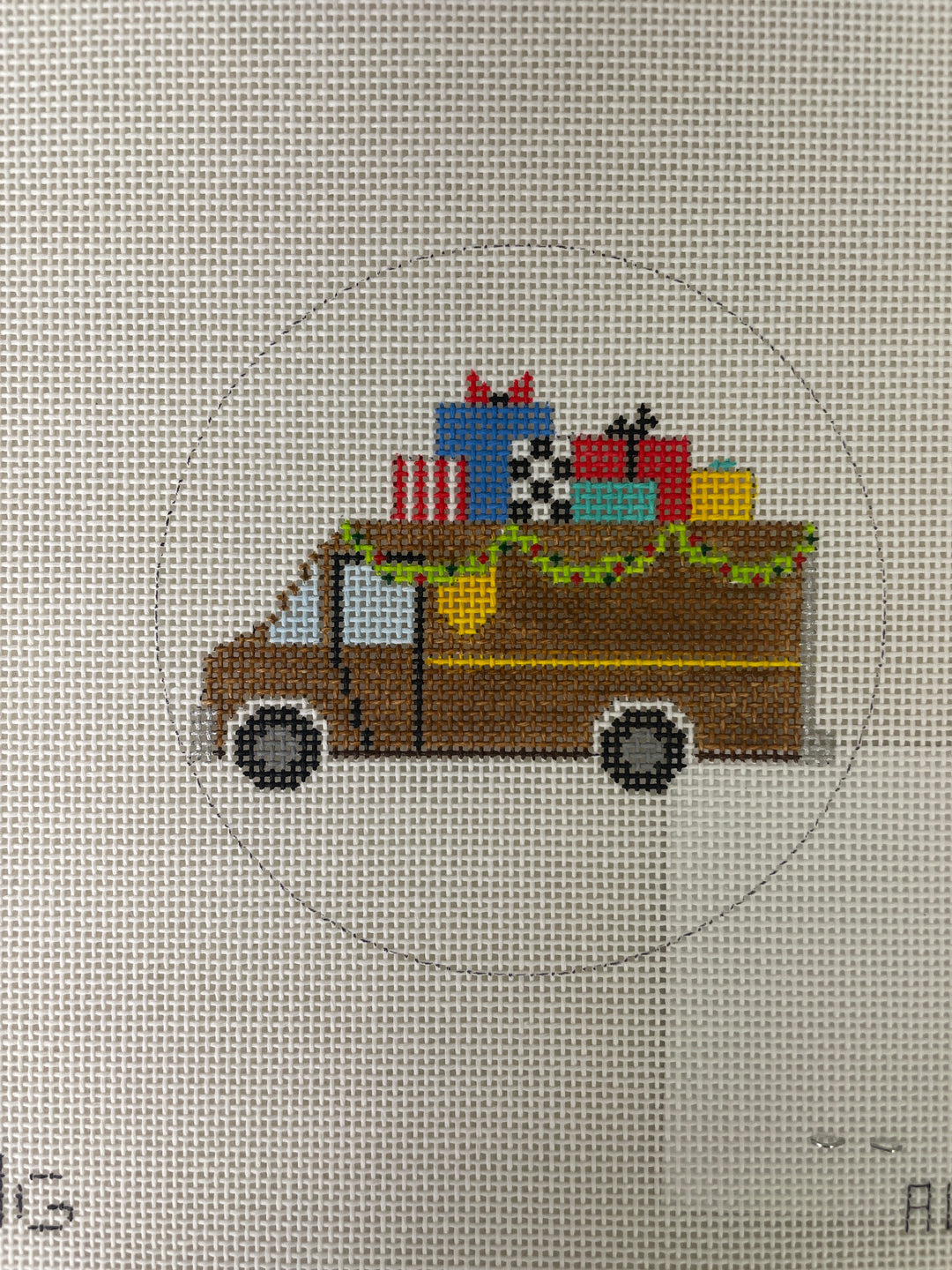 *Vallerie Needlepoint Gallery/ VNG Canvas AL-073 UPS Truck