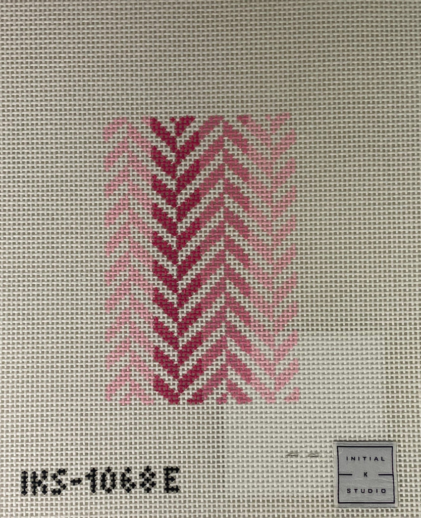 * Initial K Studio 1068E Herringbone Passport Insert- Pink