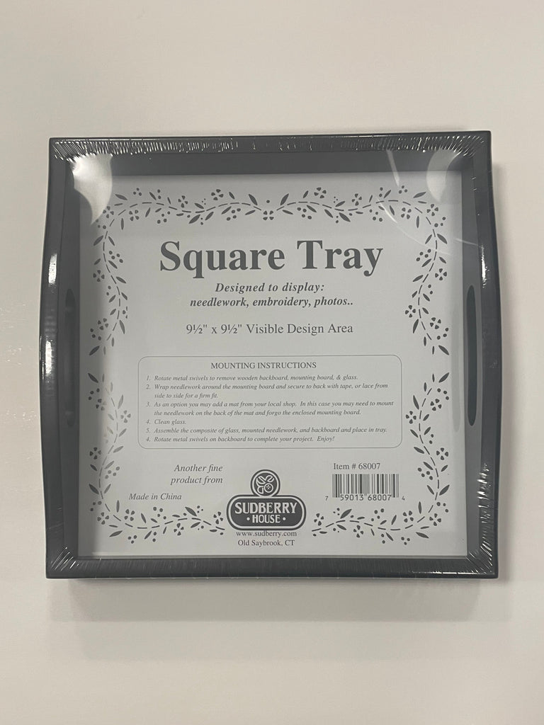 Sudberry House 10x10 Square Tray Black
