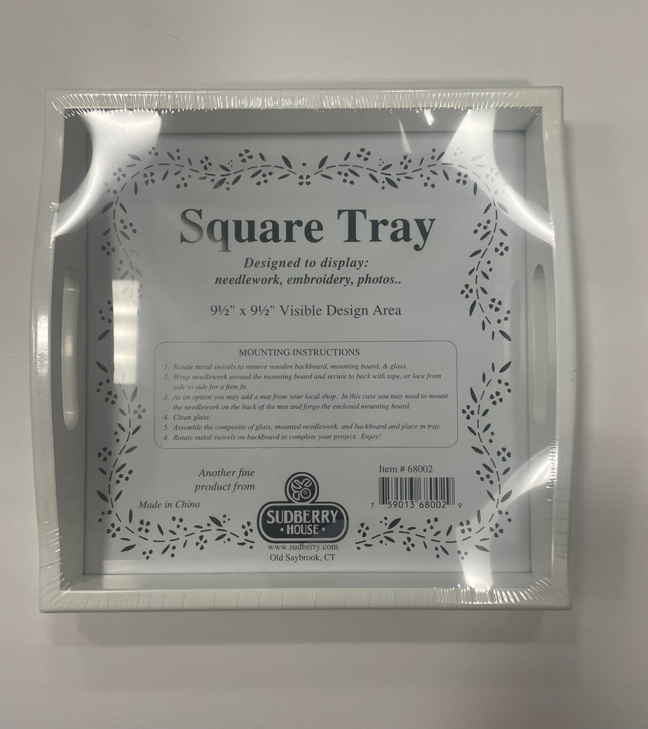 Sudberry House 10x10 Square Tray White