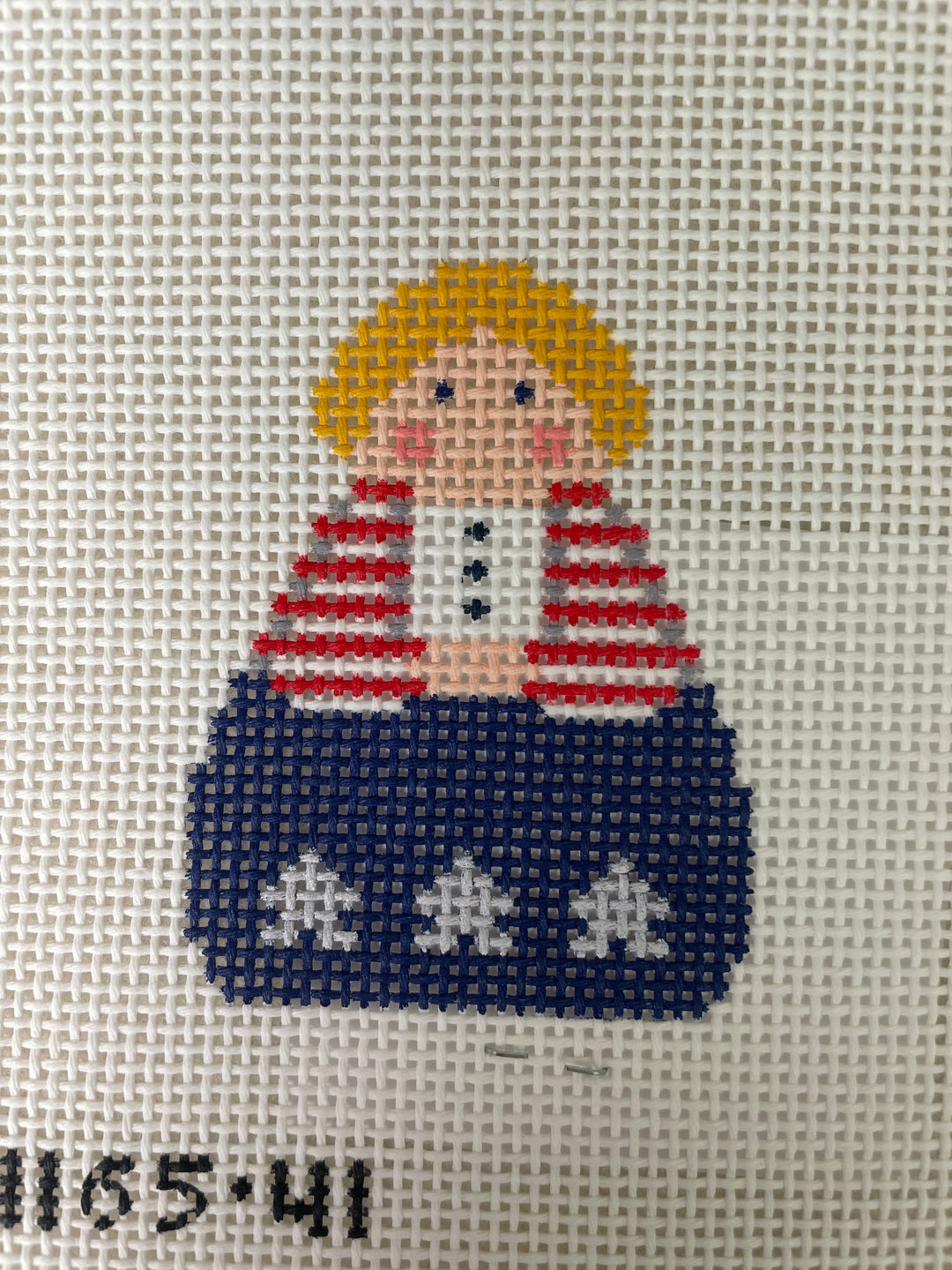 Stitch It's SI165-41 Red, White and Blue Angel