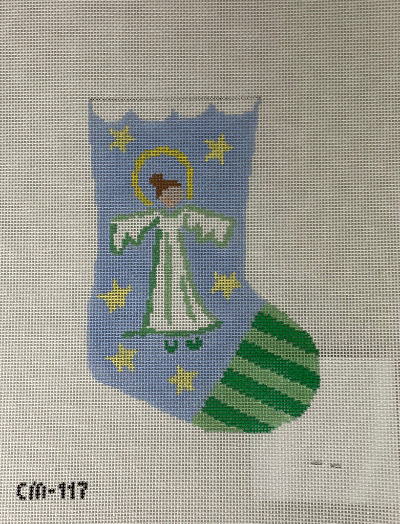 * Camilla Moss Designs CM117 Angel Mini Stocking
