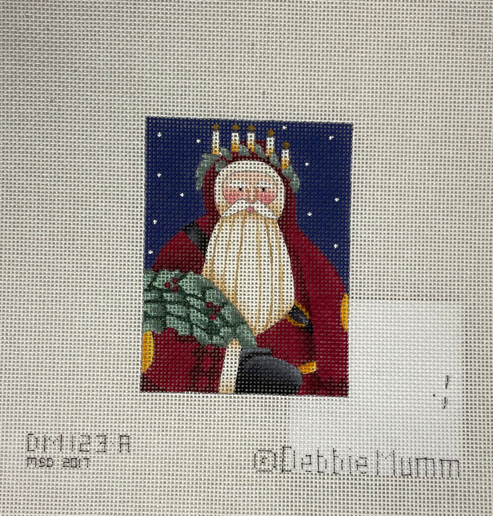 *SALE Debbie Mumm 123A Candlelight Santa