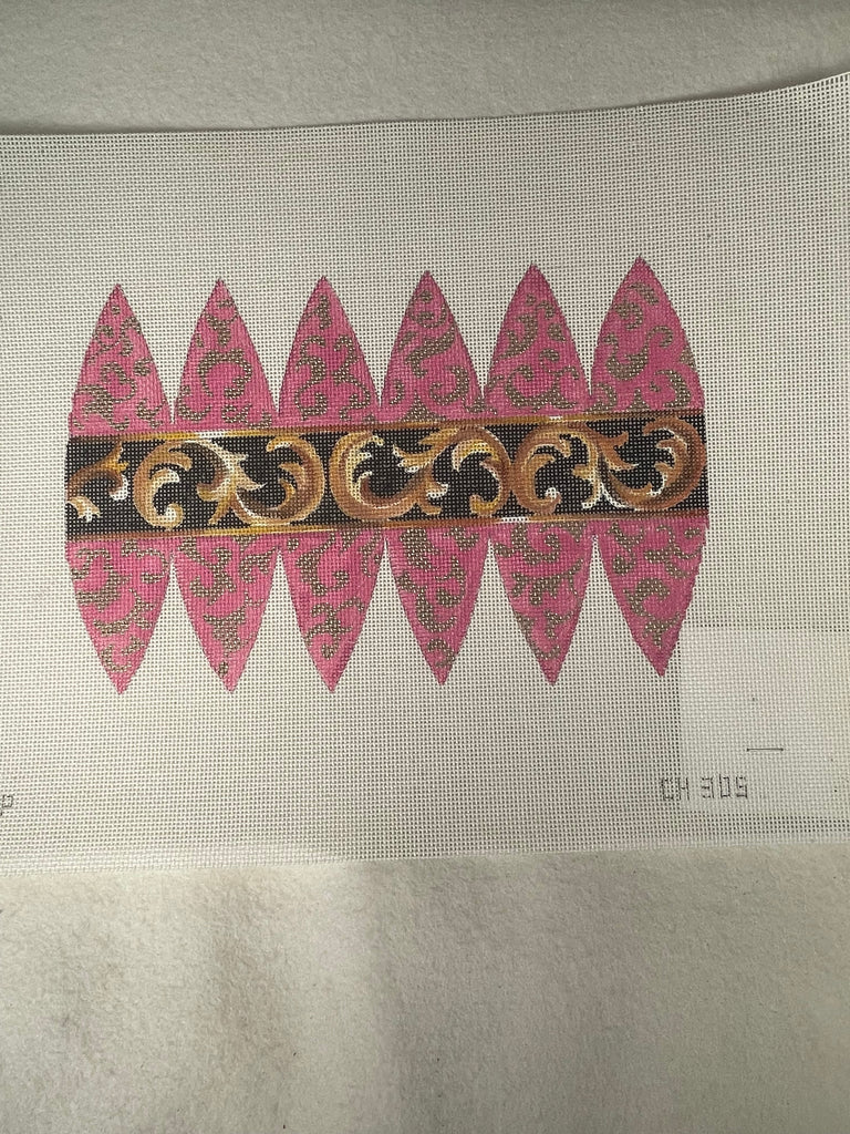 *SALE -  Colors of Praise CH305 Pink 6 Panel Ornament