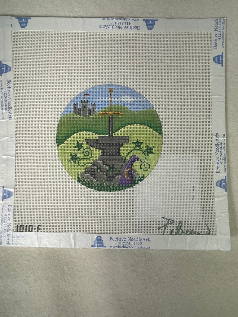* SALE / Rebecca Wood Designs 1010-F Sword & the Stone Round