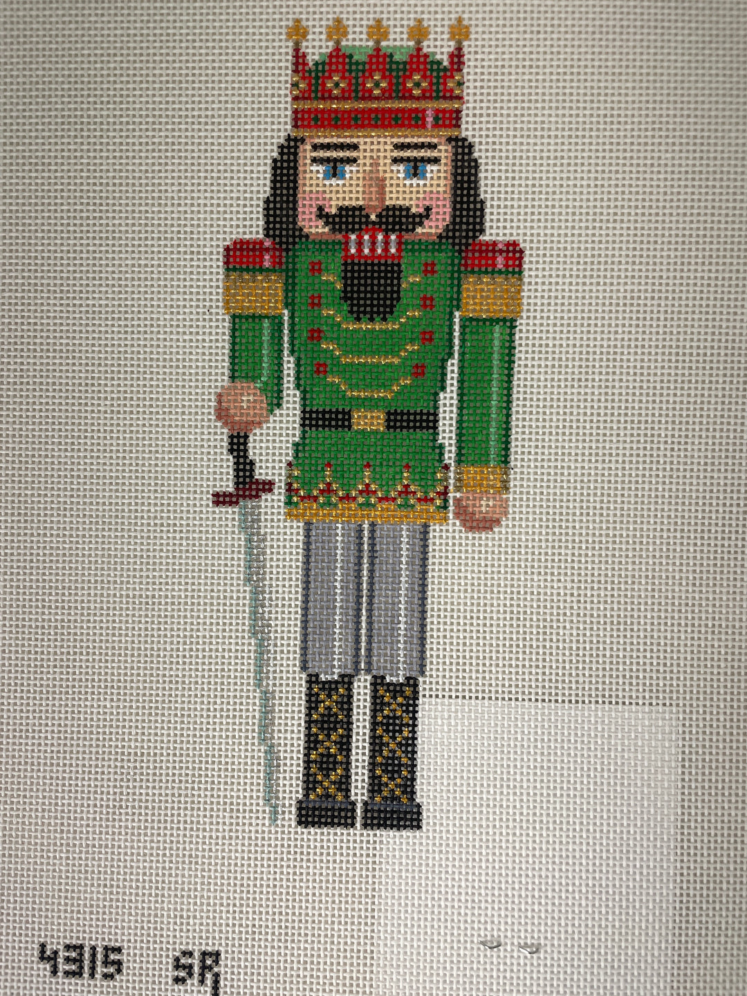 Susan Roberts Needlepoint Designs 4315 Nutcracker- Red Crown King