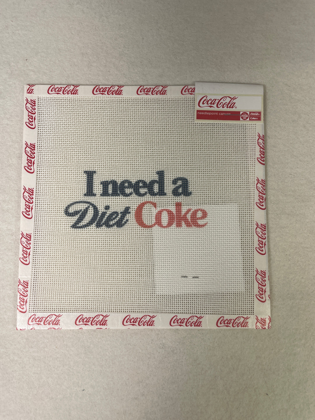 Mary Kathryn Design Licensed I Need a Diet Coke Canvas