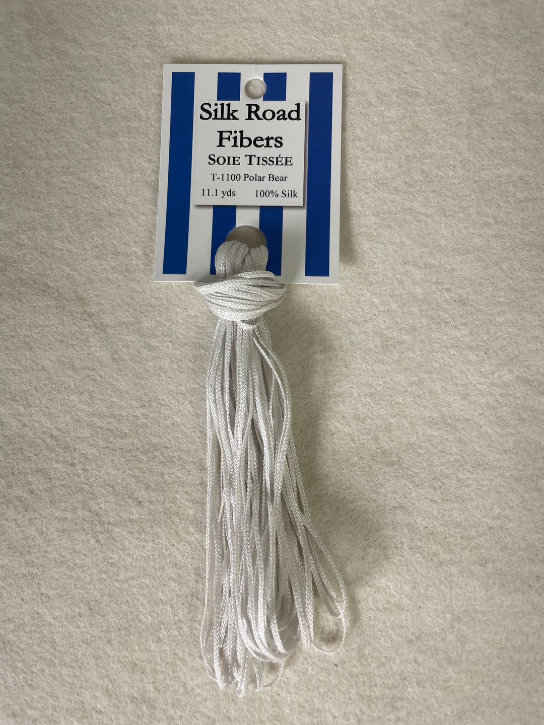 Silk Road Fibers T-1100 Polar Bear Soie Tissee