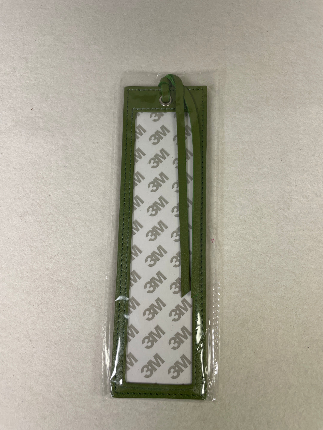 Planet Earth Leather Book Mark-  Olive