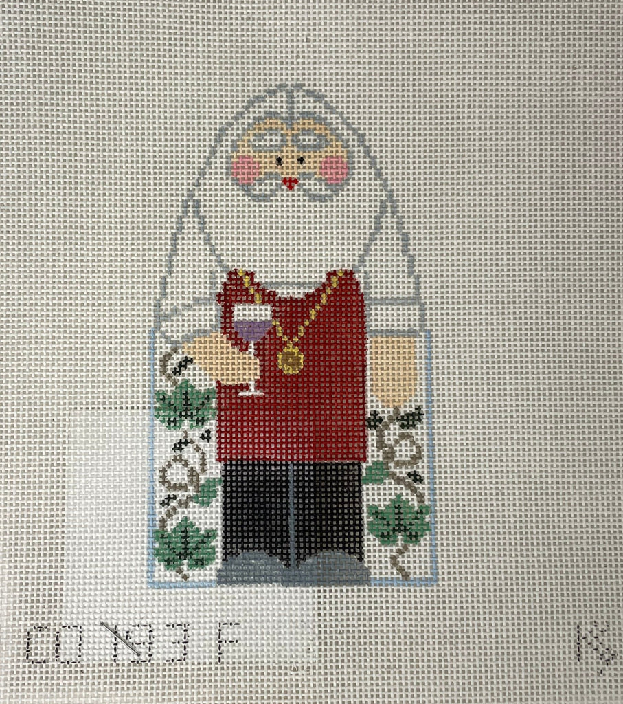 *SALE Kathy Schenkel Designs CO193F Sommelier Santa