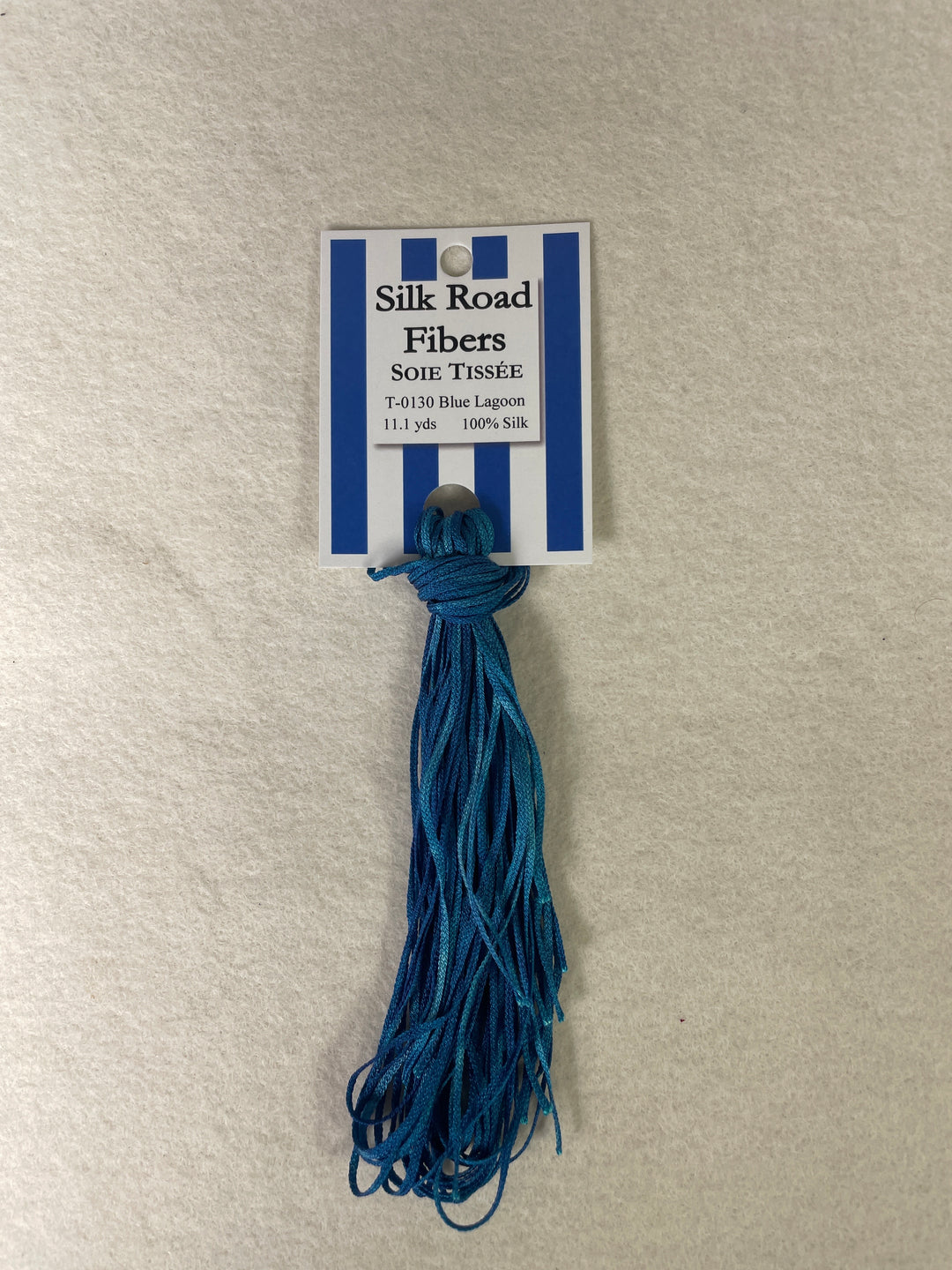 Silk Road Fibers T-0130 Blue Lagoon Soie Tissee