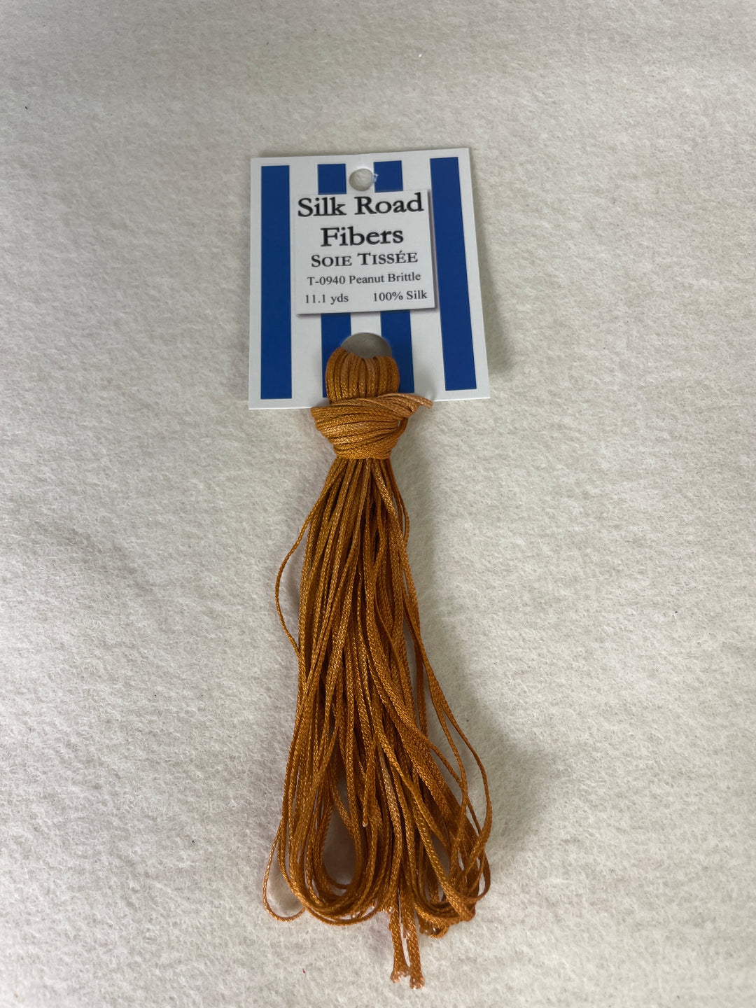 Silk Road Fibers T-0940 Peanut Brittle Soie Tissee