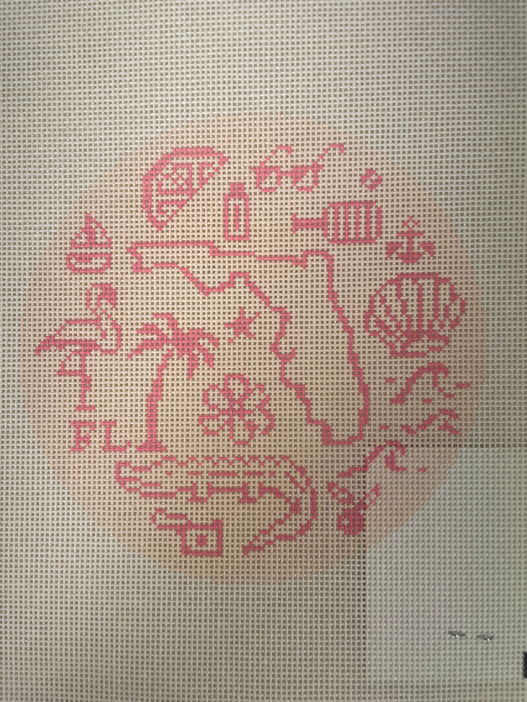 Ivy Thread Needlepoint Florida Icons