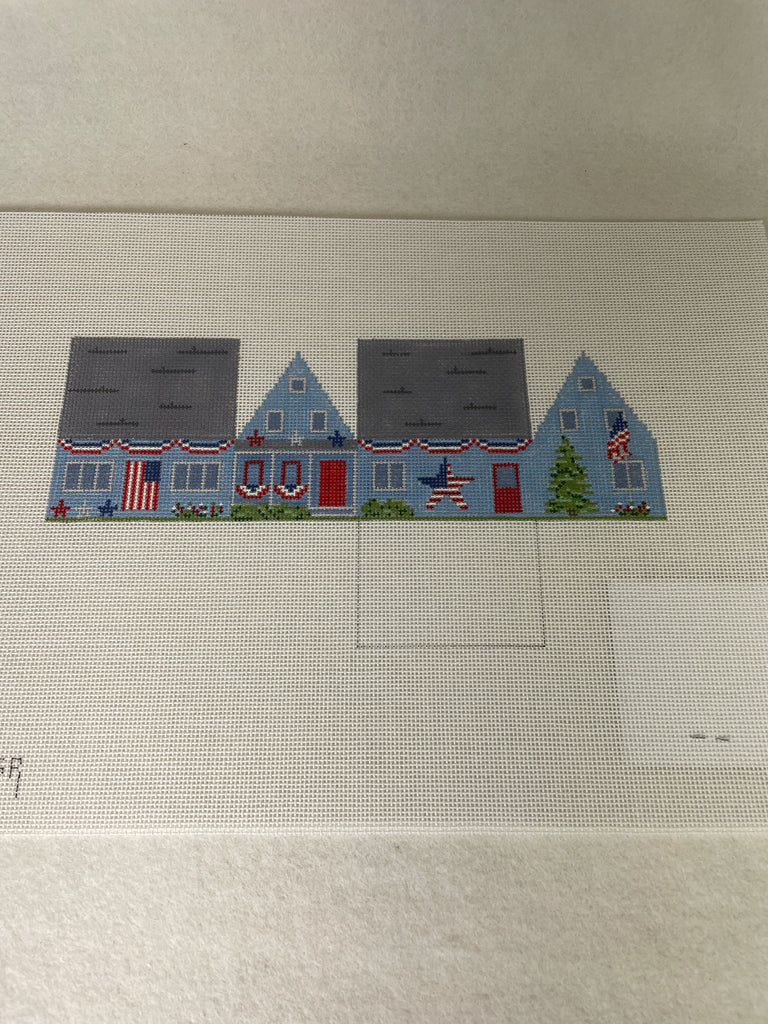 * Susan Roberts Needlepoint 5529-18 July 4th Mini Gingerbread House