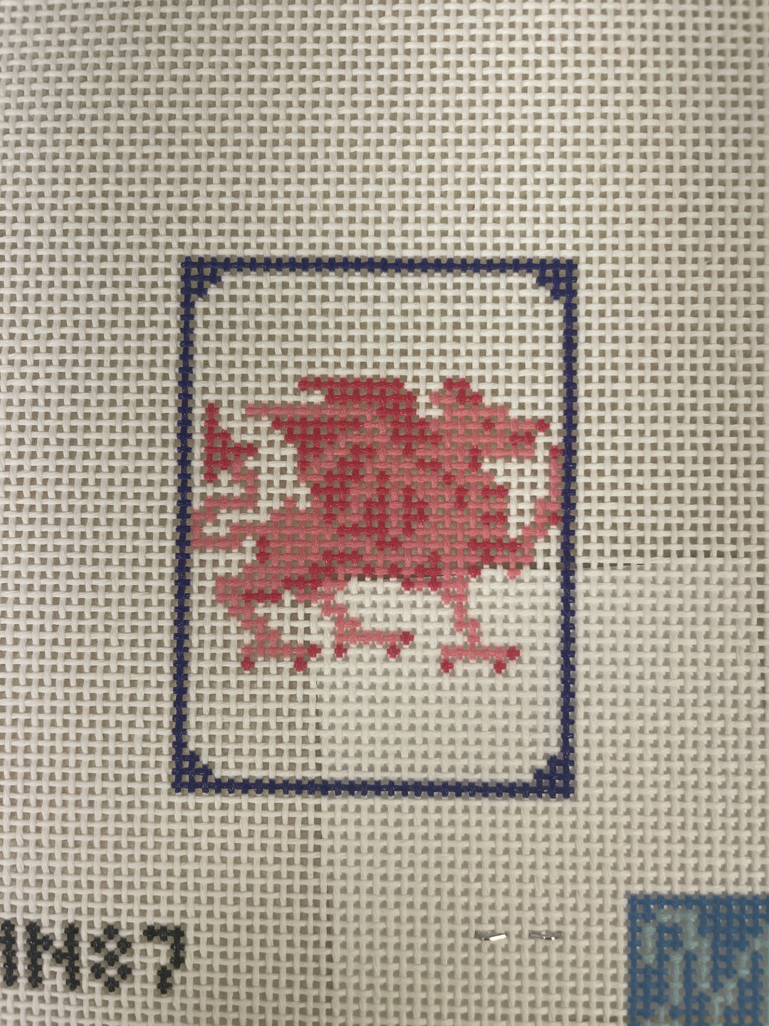 Maura Nolan Designs MN87 Red Dragon Mahjong Tile
