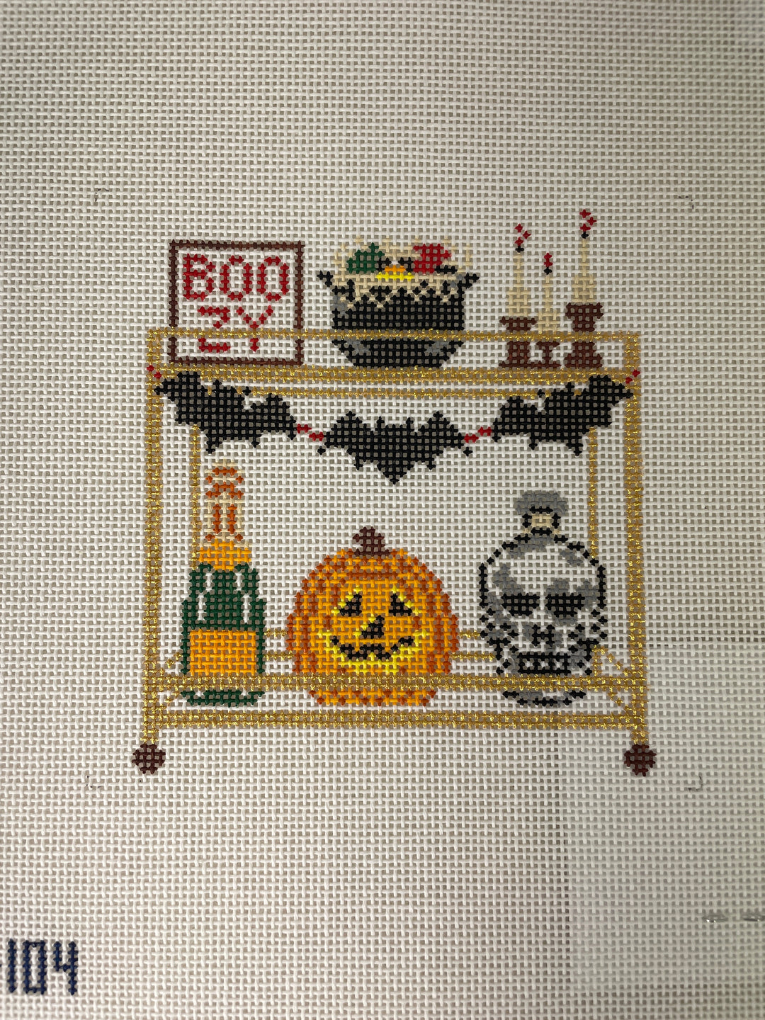 * Morgan Julia Designs MJD104 Halloween Bar Cart
