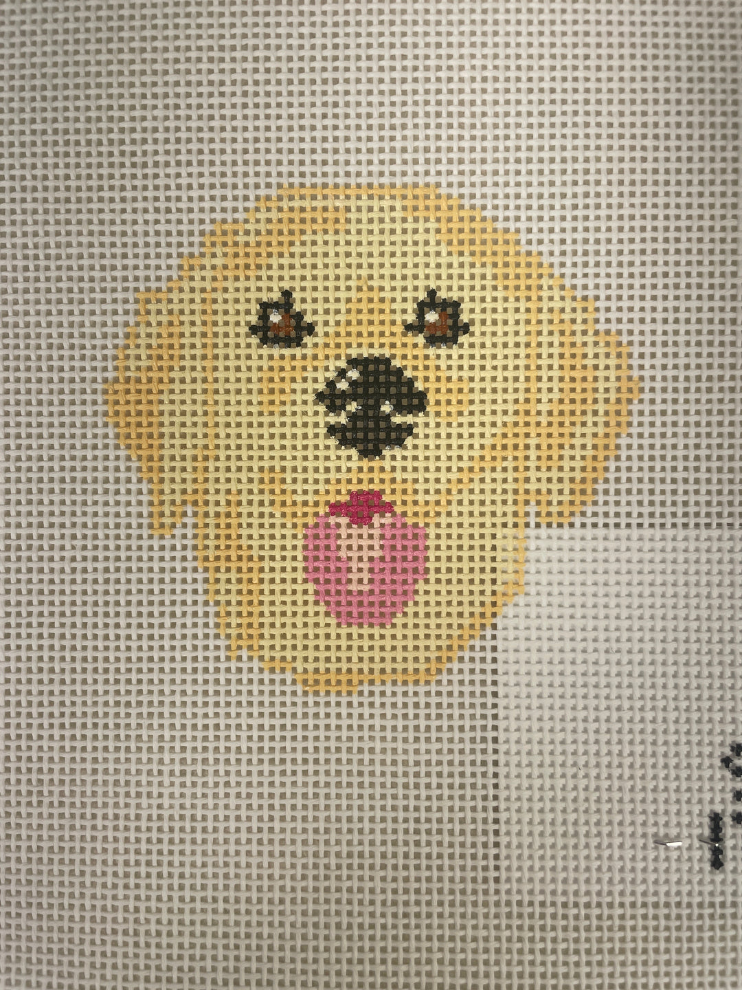 Ivy Thread Needlepoint Golden Retriever