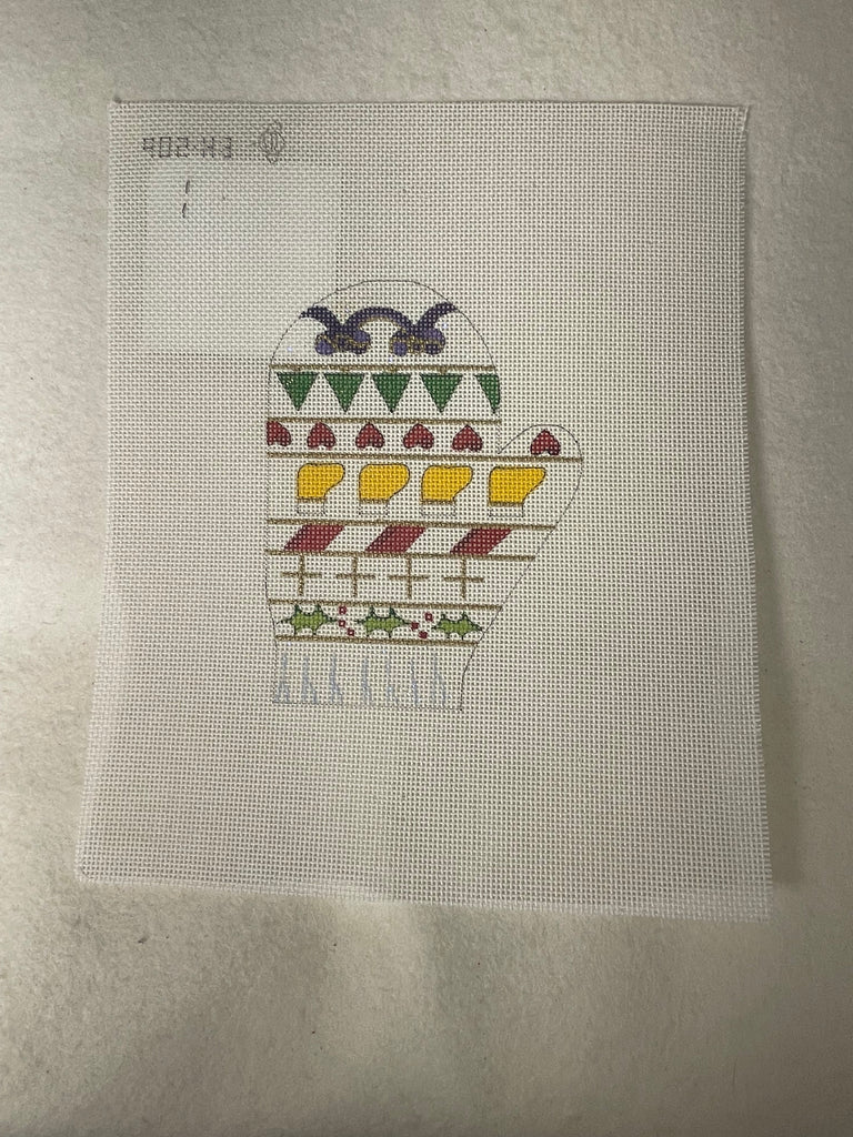 *SALE Artists Collection BK206 Sampler Mitten