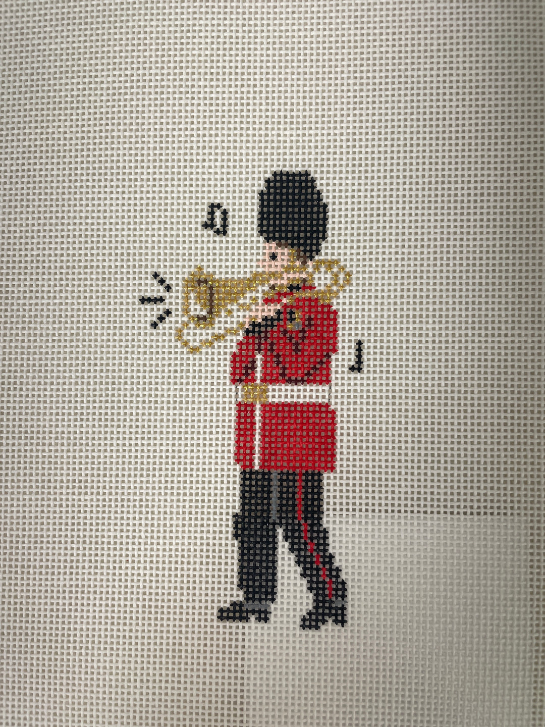 * Stitch Style SS189B London Guard Needlepoint Canvas- Trombone