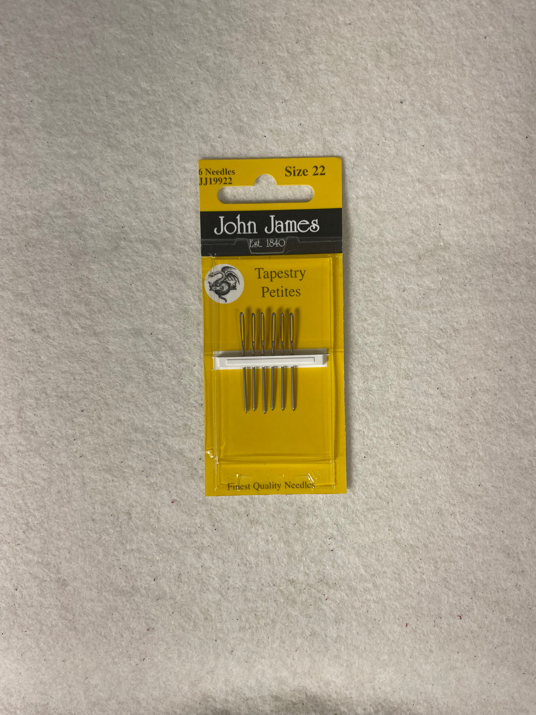 * John James Size 22 Tapestry Petites Needles