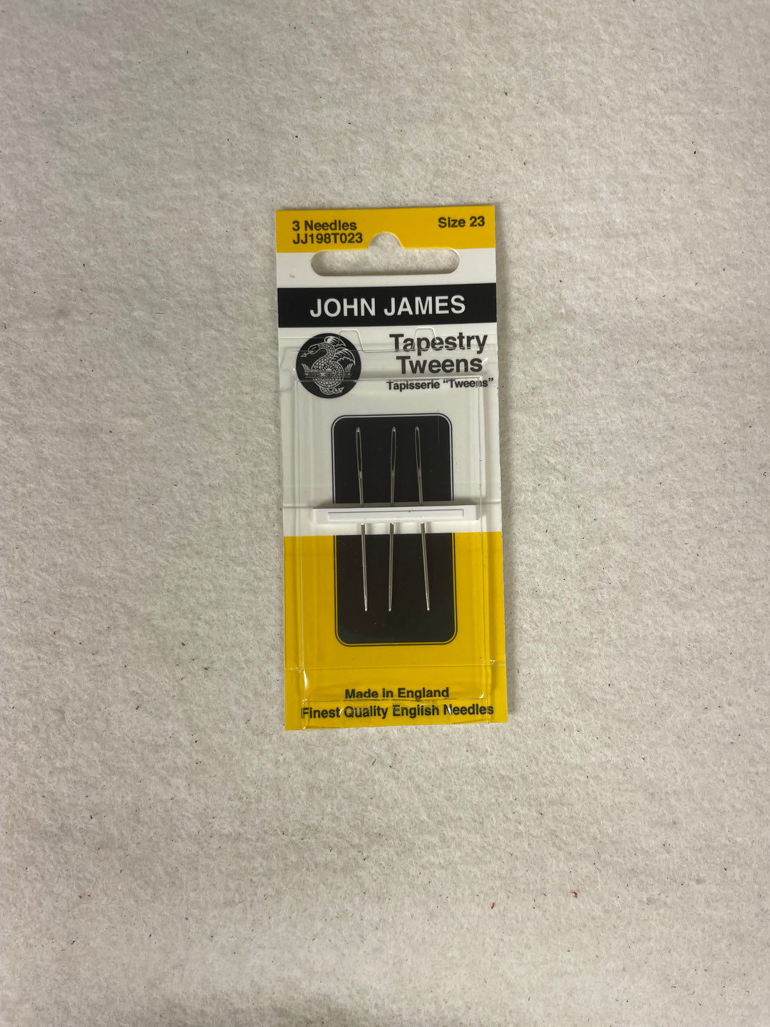 * John James Tapestry Tweens Needles- Size 23