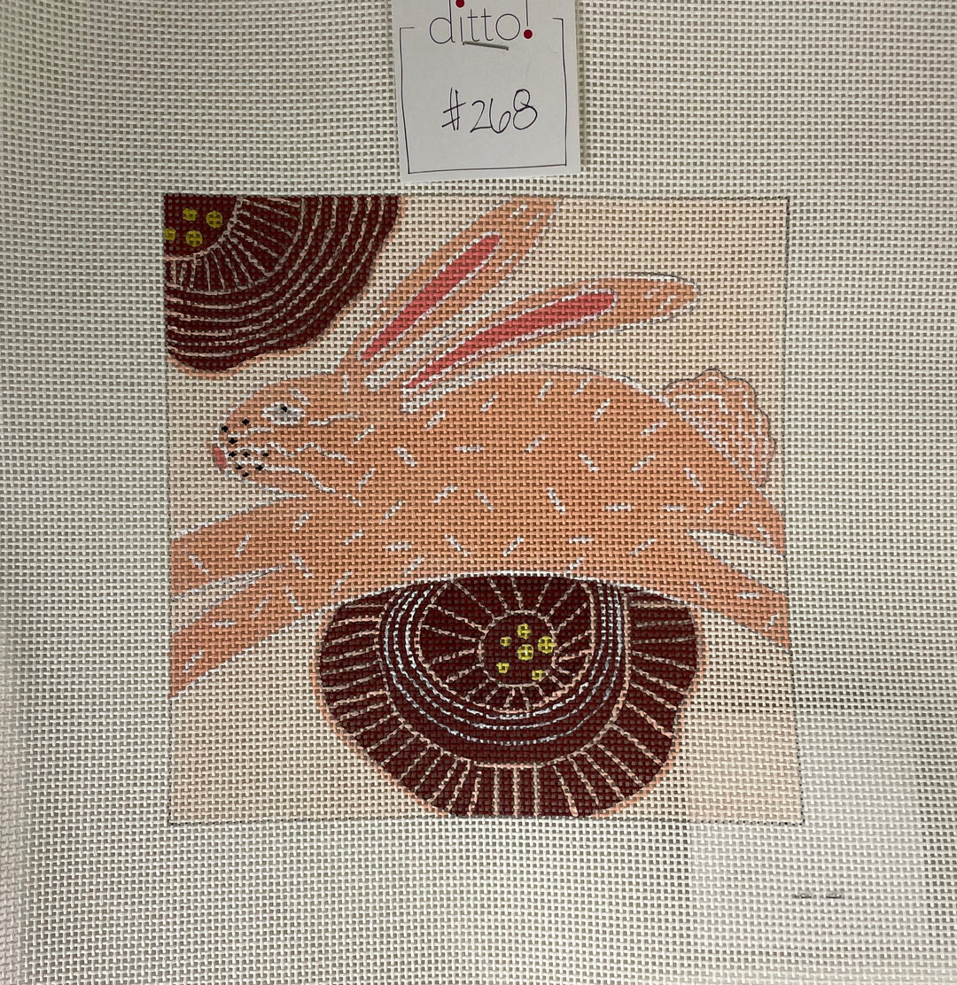 *SALE Ditto Needlepoint Works #268 Bunny Hopping