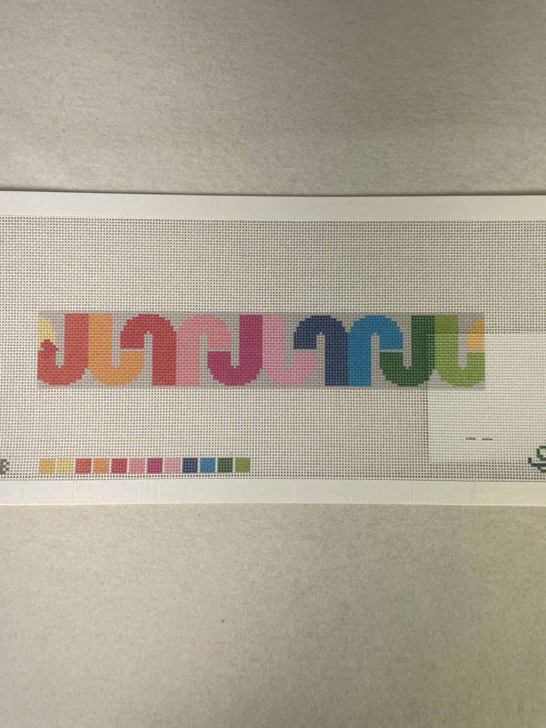 Jeni Sandberg JSJ2B/ J Letter Key Fob Rainbow