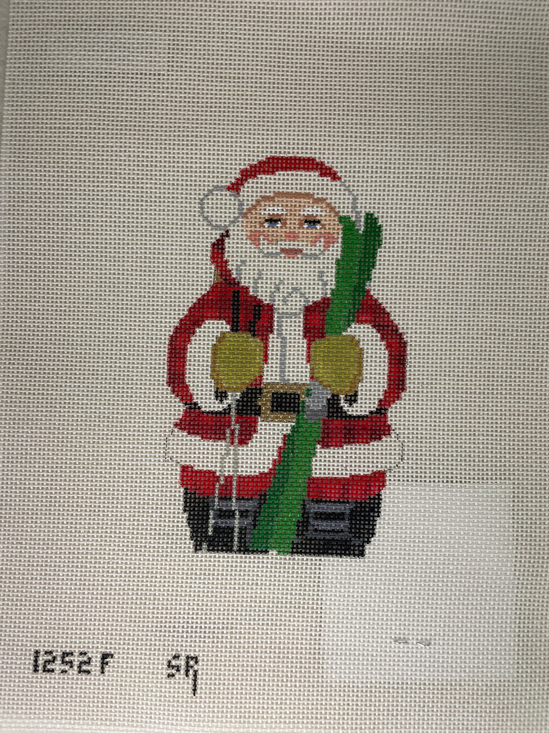 * Susan Roberts Needlepoint 1252F Ski Santa