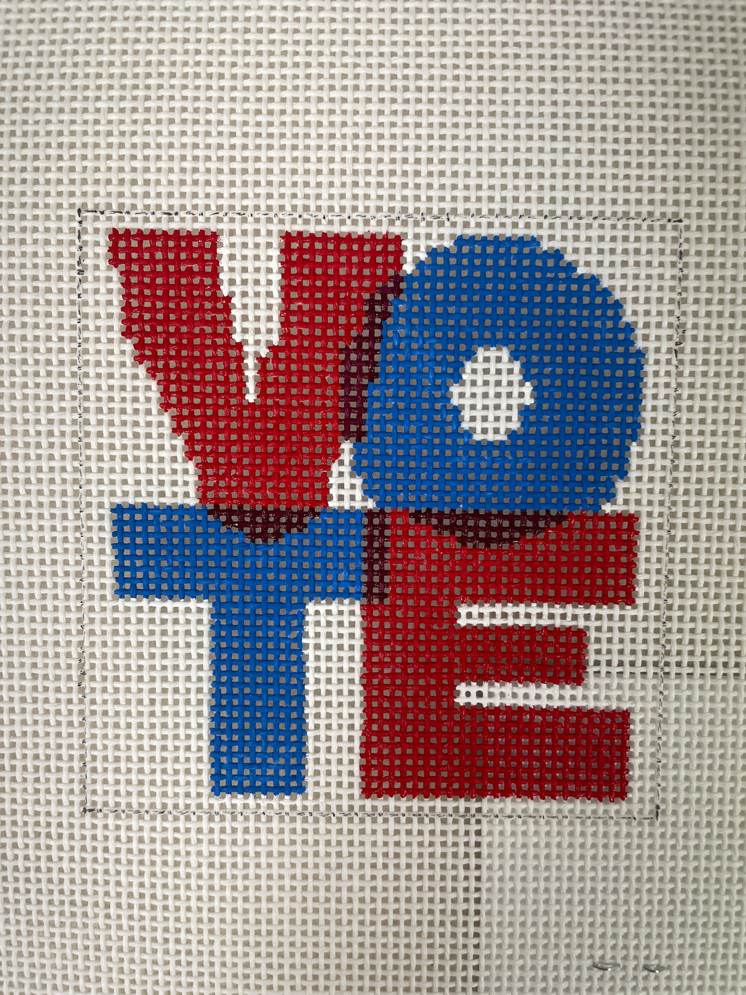 * Cabell Stitchery CS128 Vote Square