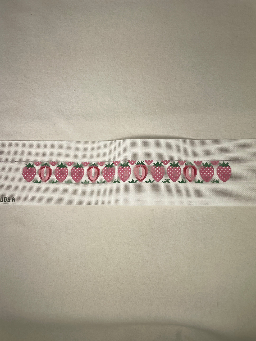 *Elm Tree Needlepoint Designs DC008A Strawberries Dog Collar