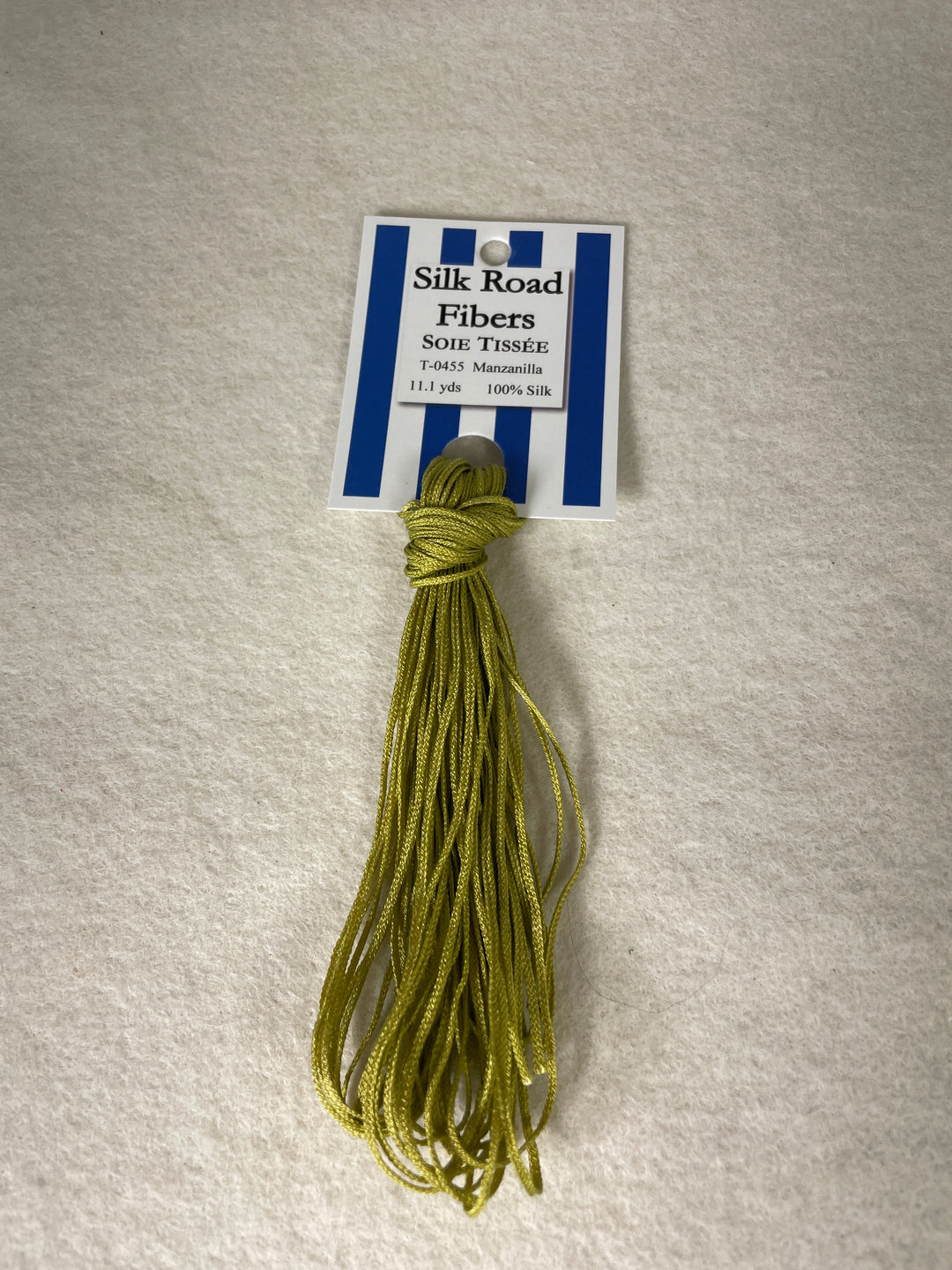 Silk Road Fibers T-0455 Manzanilla Soie Tissee