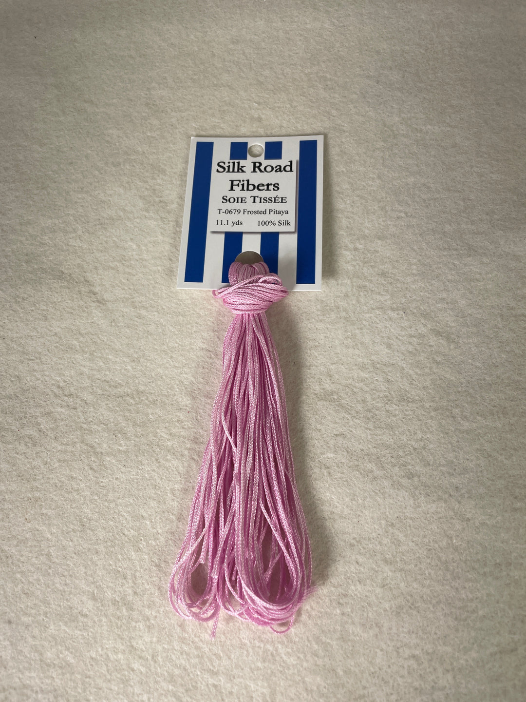 Silk Road Fibers T-679 Frosted Pitaya Soie Tissee