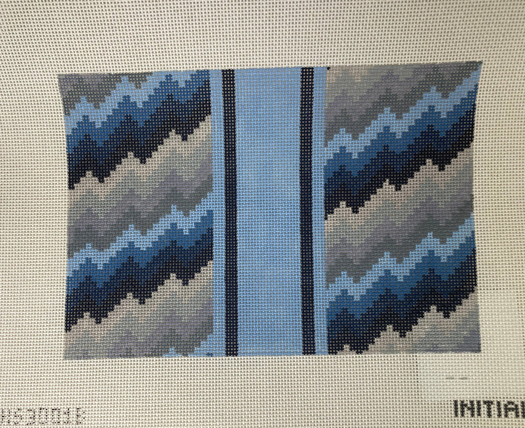 * Initial K Studio 3001B Riley Blue Clutch