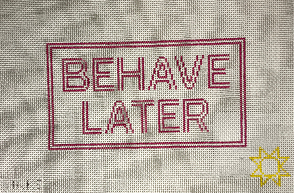 * Audra 322 Behave Later