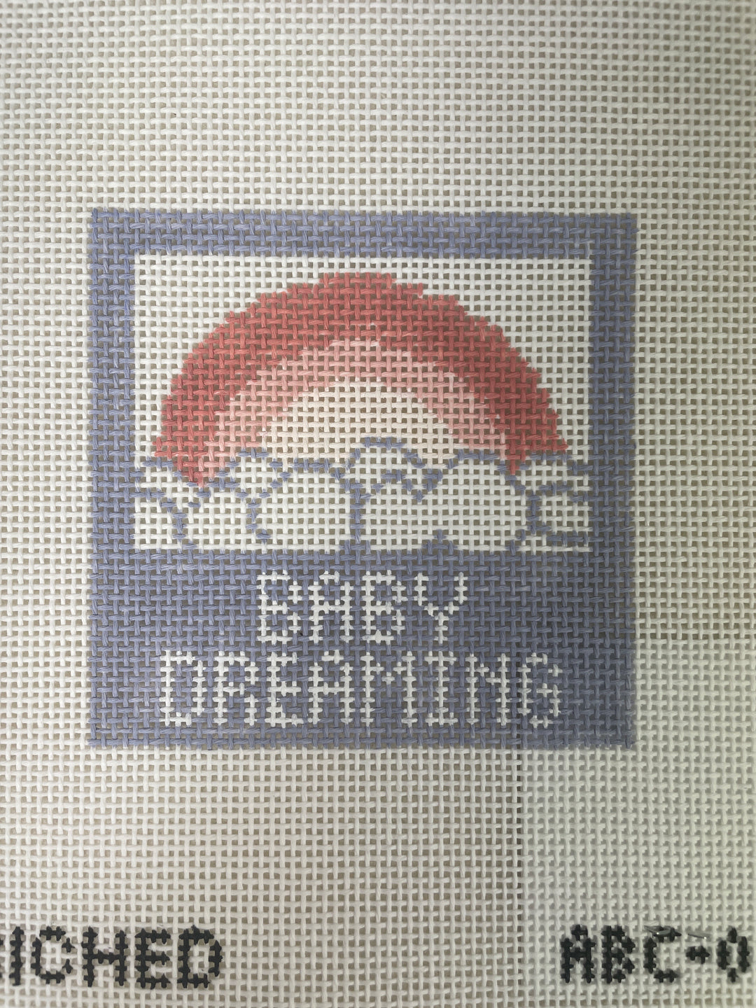 *Vallerie Needlepoint Gallery/ ABC087 Baby Dreaming - Light Blue