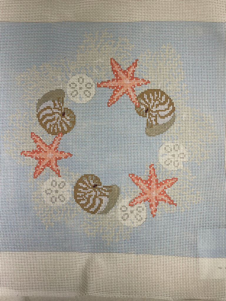 *Vallerie Needlepoint Gallery / VNG TSS137 Shell Wreath