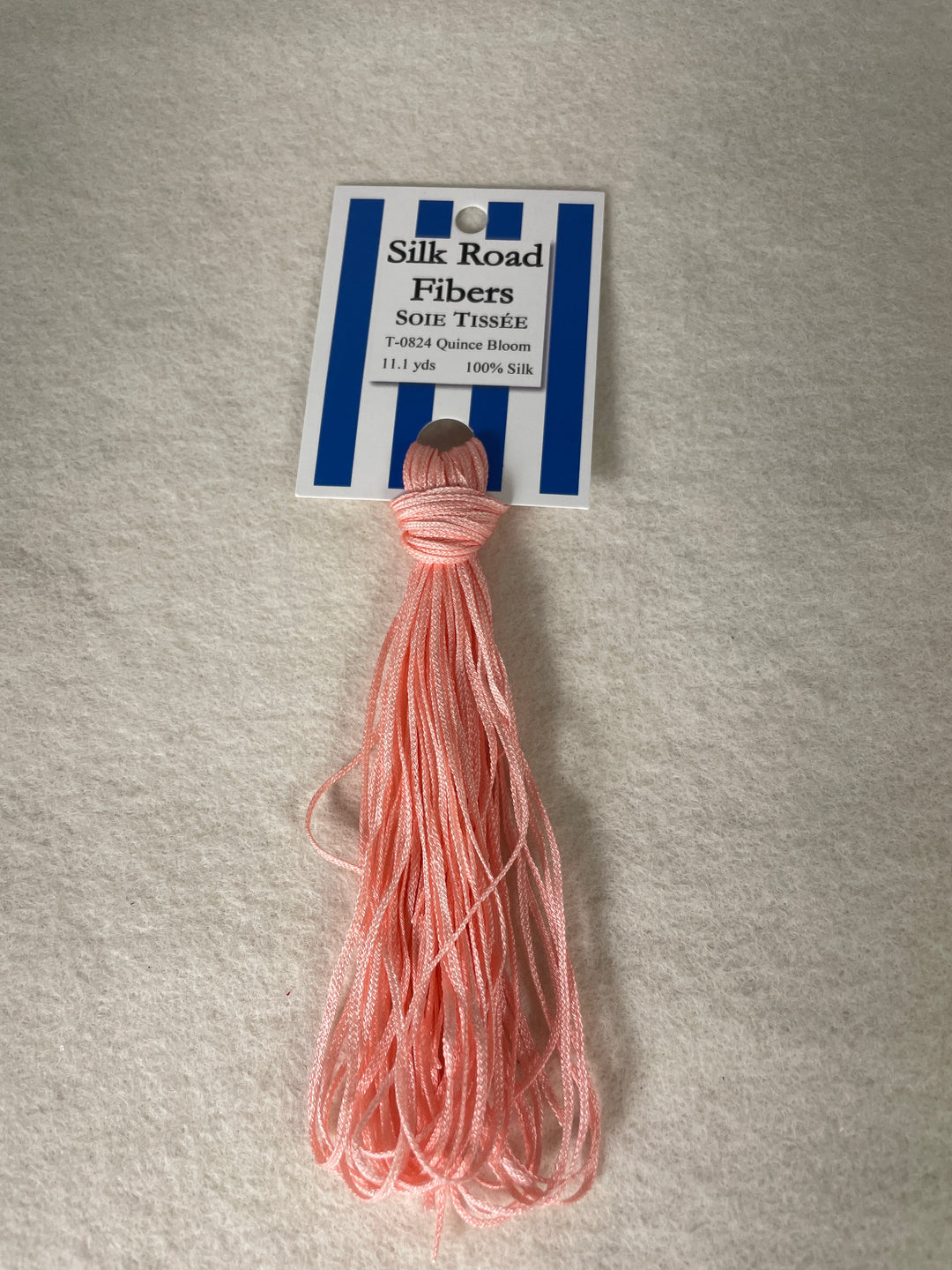 Silk Road Fibers T-0824 Quince Bloom Soie Tissee
