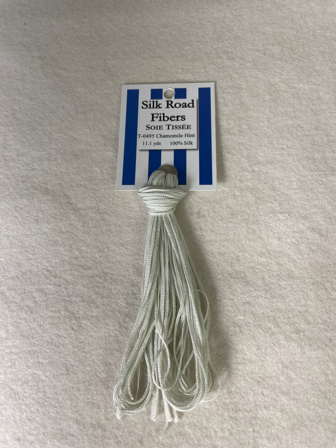 Silk Road Fibers T-0495 Chamomile Hint Soie Tissee