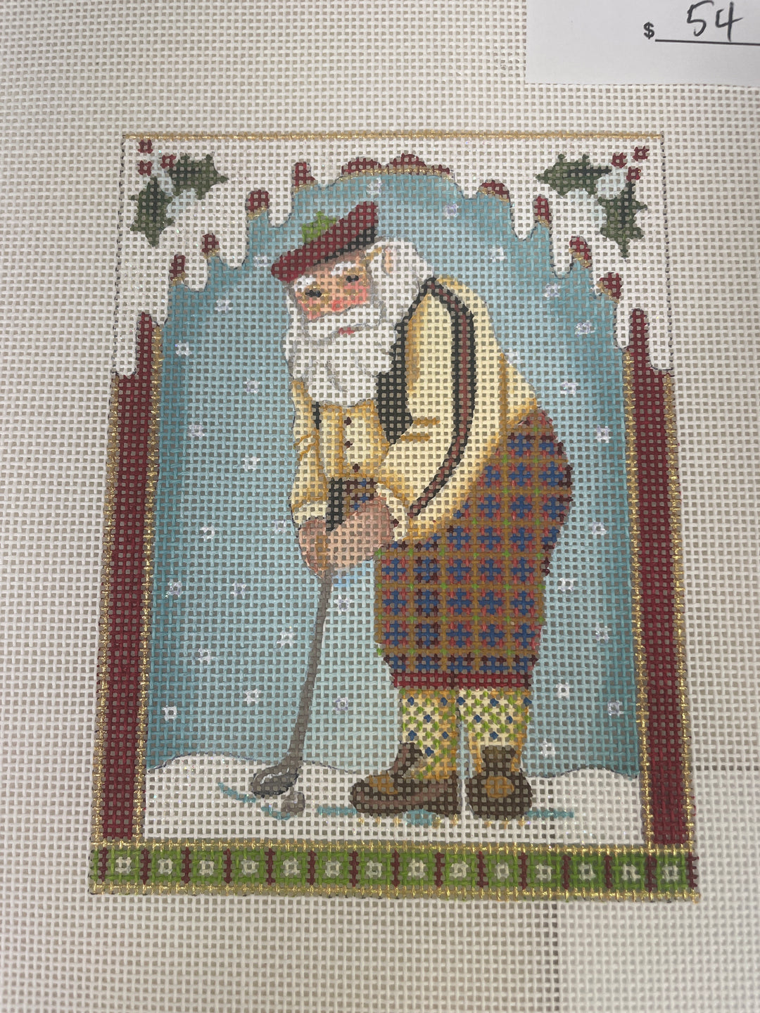 * Melissa Shirley 924-GG Santa Golfing
