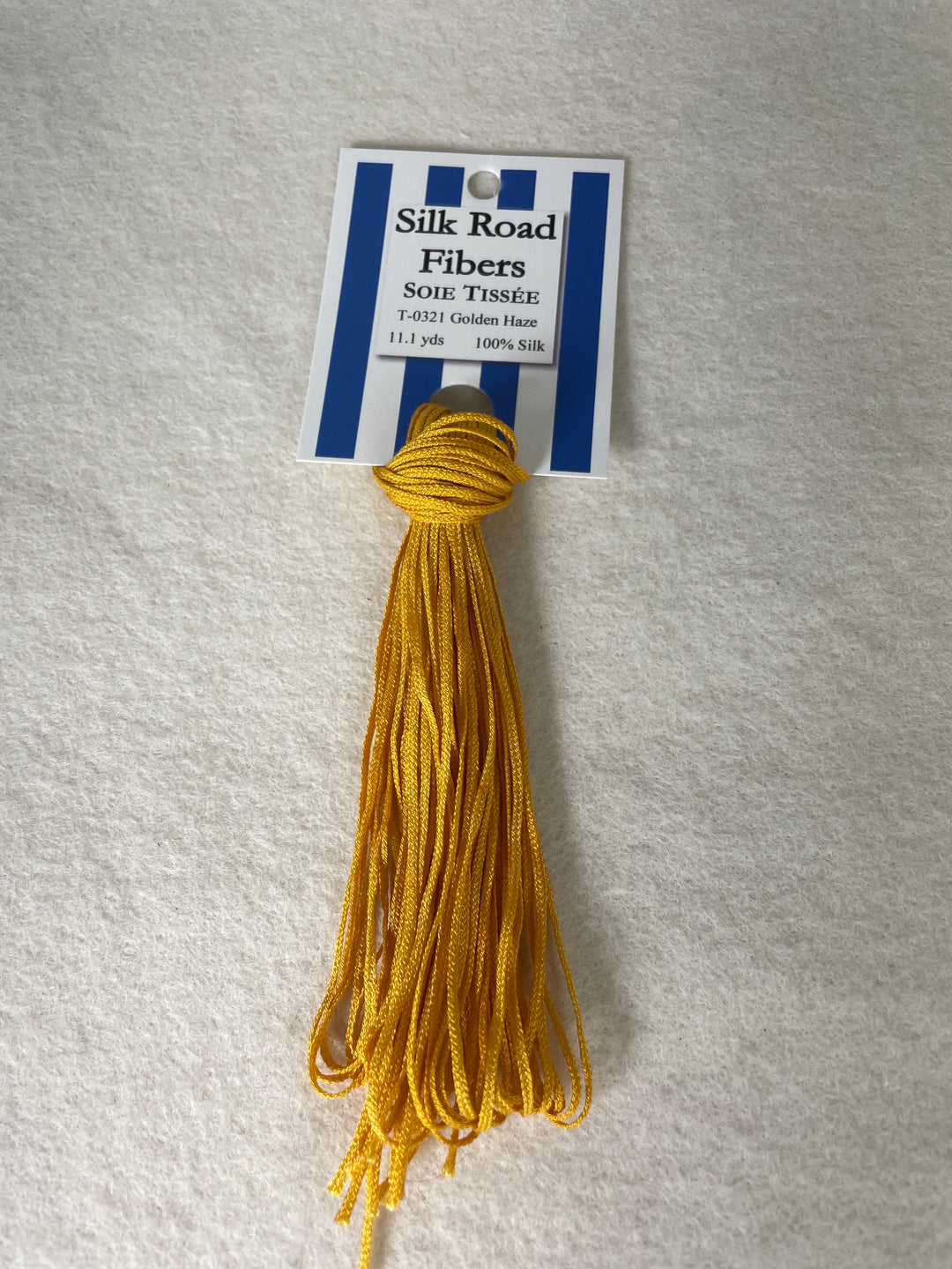 Silk Road Fibers T-0321 Golden Haze Soie Tissee