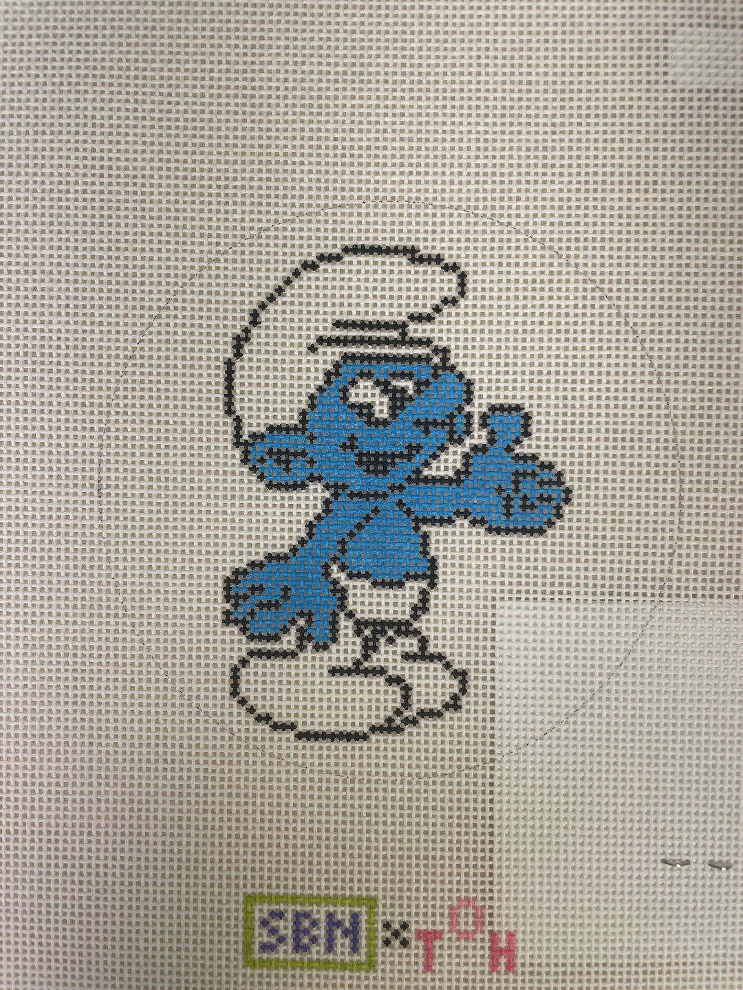 * Susan Battle X43 Smurf Round