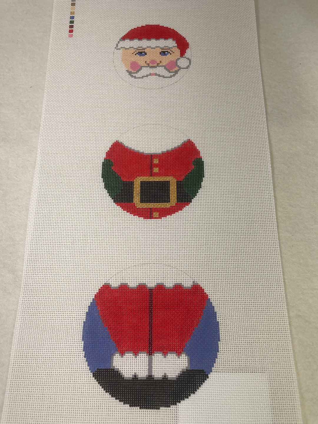 Evergreen Needlepoint DC02 Santa Clause Dangle Canvas