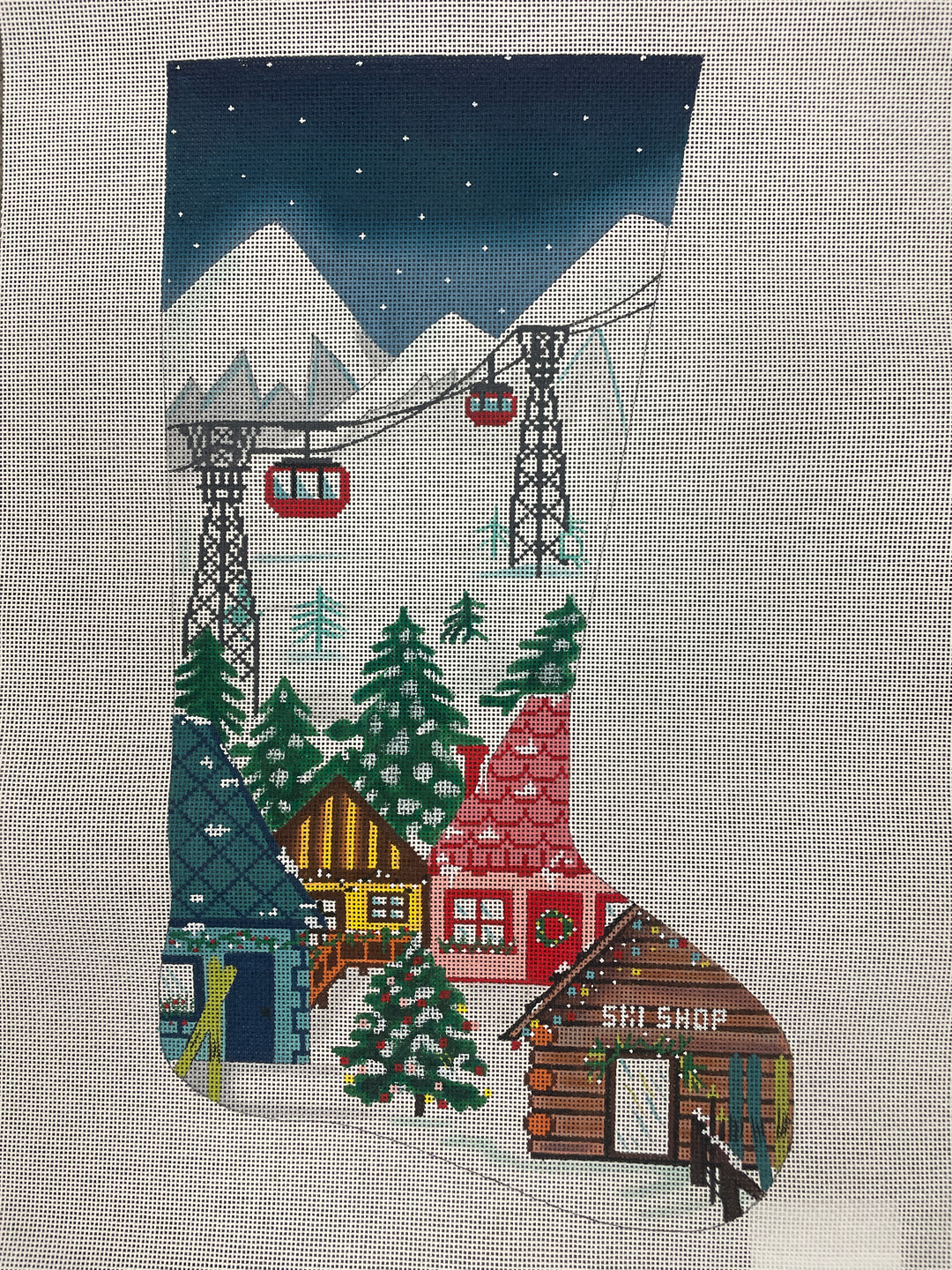 Alice Peterson 2827 Ski Village Stocking