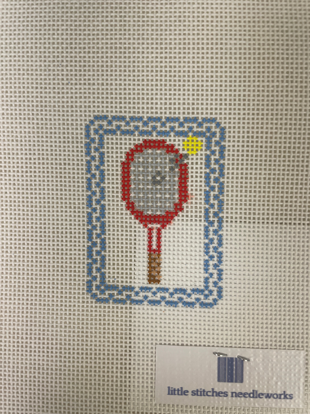 little stitches needleworks- Tennis Patch
