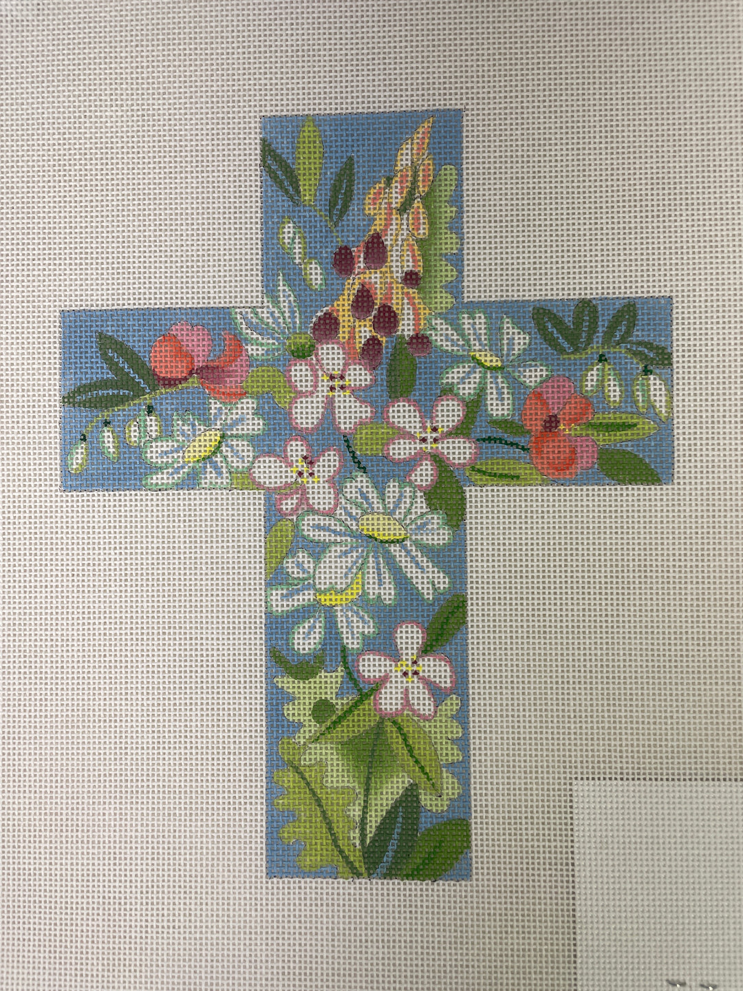 * Ann Wheat Pace 104A Floral Cross