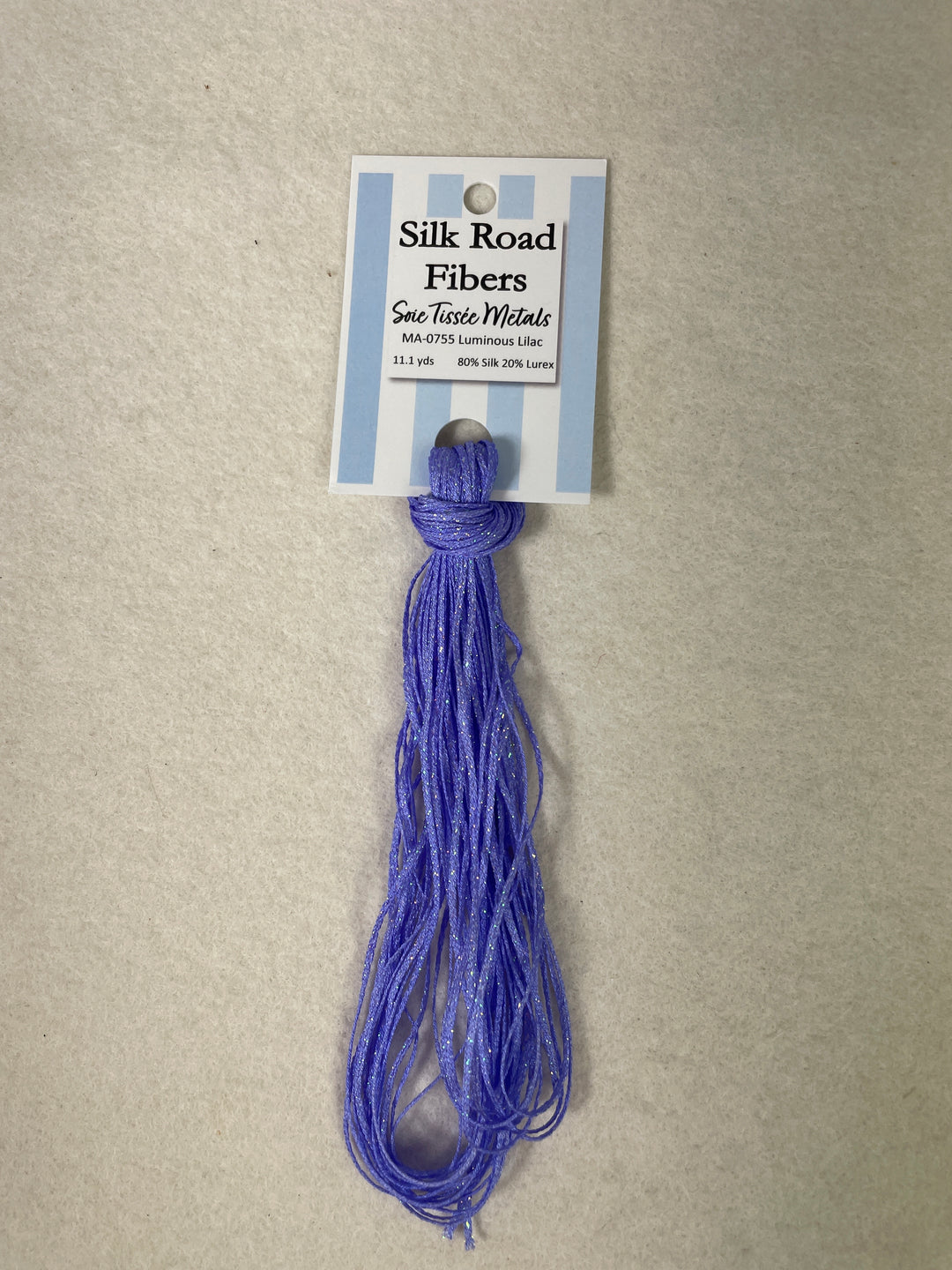 Silk Road Fibers Soie Tissee Metals - MA-0755 Luminous Lilac