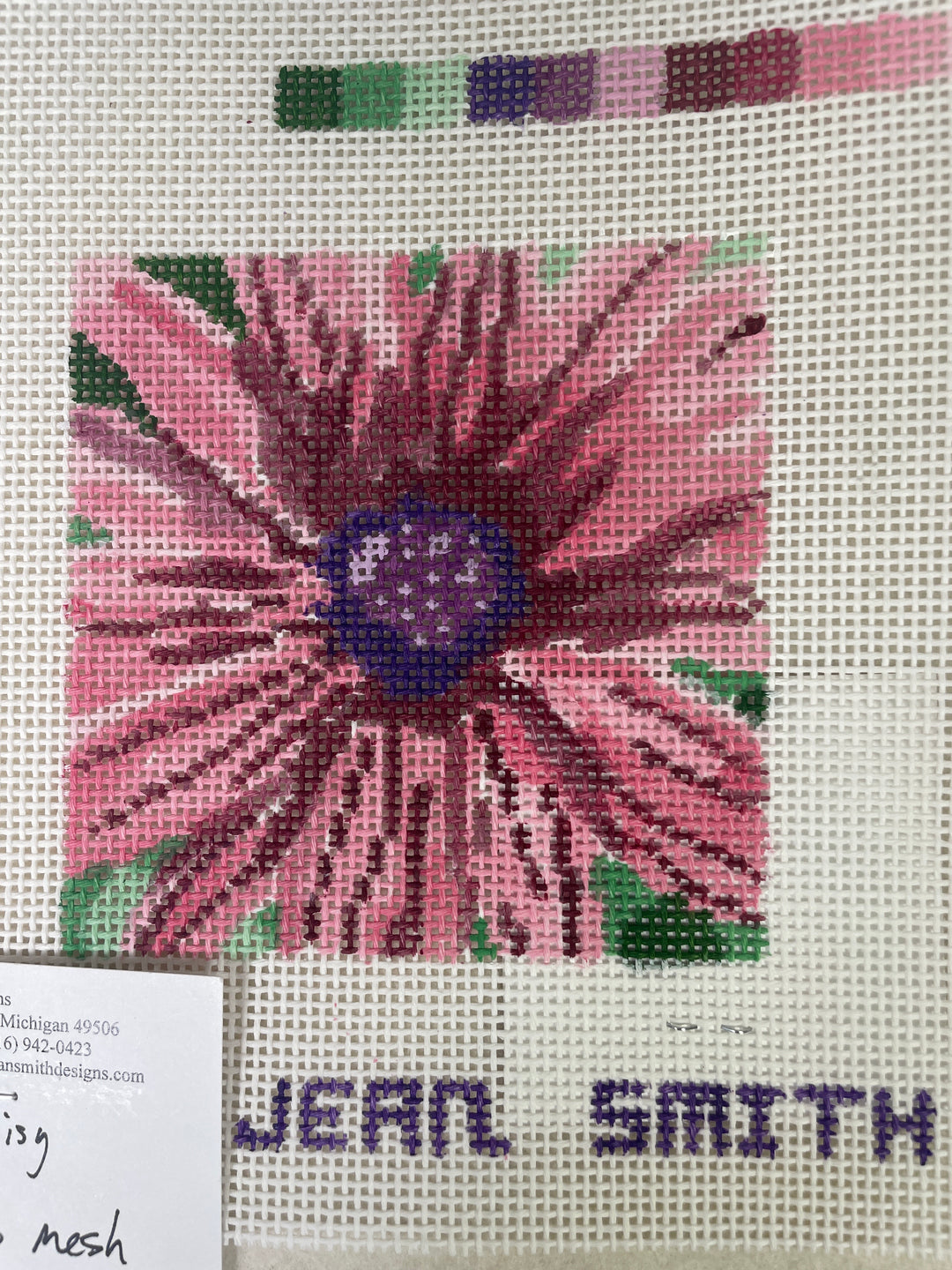 *Jean Smith 201E Painted Daisy