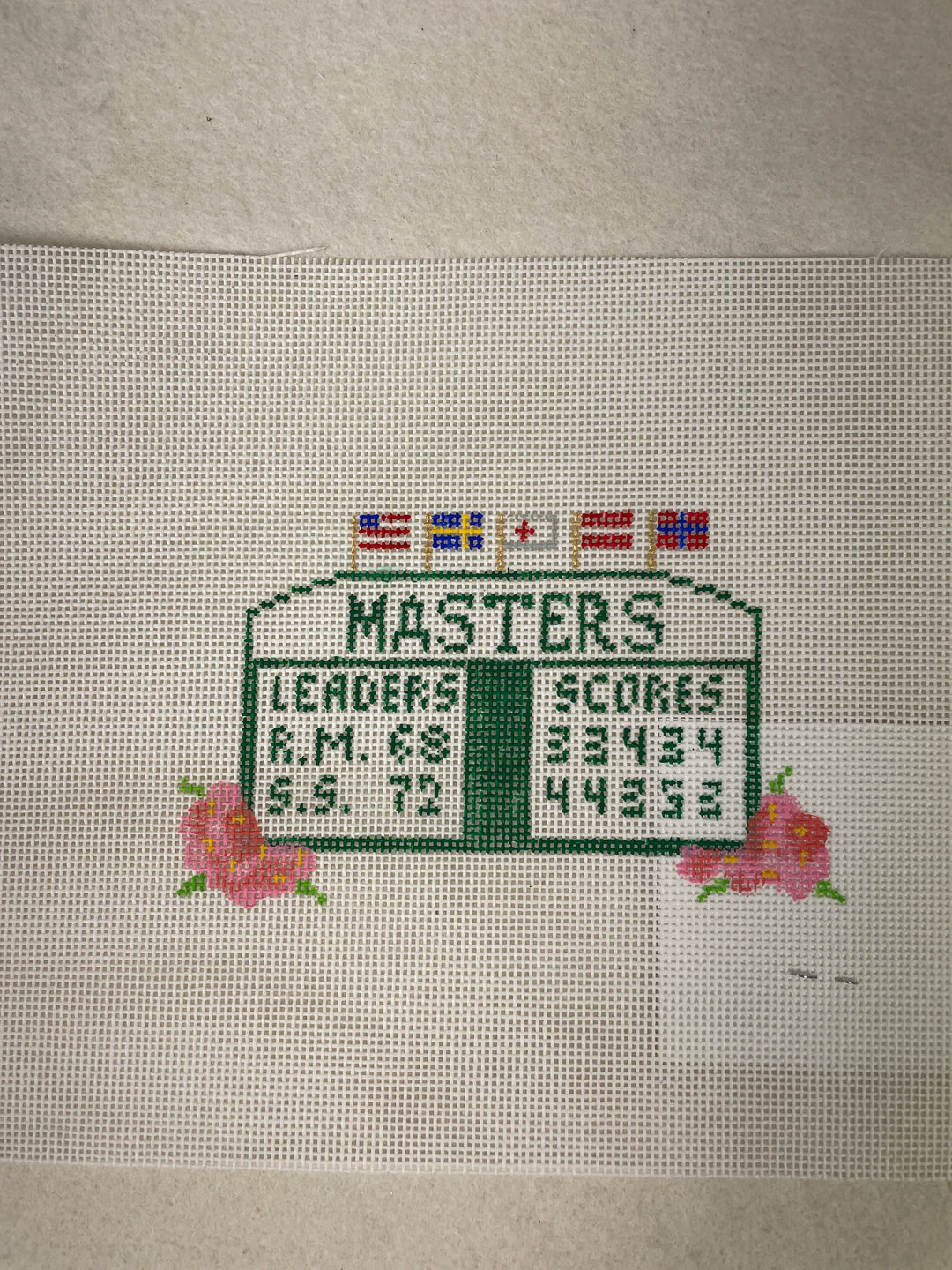 Jessica Tongel Designs Masters Scoreboard